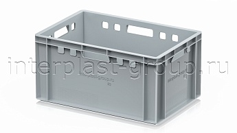 Ящик для мяса и колбасных изделий Е-3 серый в Петрозаводске Ящик для мяса и колбасных изделий Е-3 серый в Петрозаводске