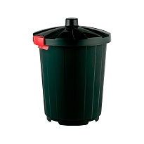 Мусорный бак с крышкой 105 л темно-зеленый 105 темно-зеленый в Петрозаводске Мусорный бак с крышкой 105 л темно-зеленый 105 темно-зеленый в Петрозаводске
