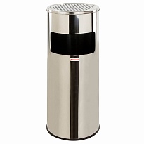 Урна с пепельницей 27 л, нержавеющая сталь, зеркальная, LAIMA PROFESSIONAL в Петрозаводске