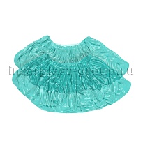 Бахилы бирюзовые 2000 шт (1000 пар), 16 мкм, однослойные, с одной резинкой, Эконом в Петрозаводске