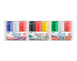 Мешки для мусора 30 л, ассорти, в рулоне 20 шт., ПНД, 9 мкм, 600х500 мм, GRIFON Триколор, 101-024 в Петрозаводске