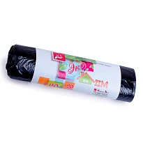 Мешки для мусора 60 л, черные, в рулоне 20 шт., ПНД, 7 мкм, 700х600 мм, Концепция Быта ЭкоДом, 601349 в Петрозаводске Мешки для мусора 60 л, черные, в рулоне 20 шт., ПНД, 7 мкм, 700х600 мм, Концепция Быта ЭкоДом, 601349 в Петрозаводске