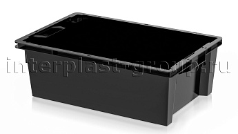 Ящик универсальный для овощей, фруктов и хлеба сплошной черный в Петрозаводске