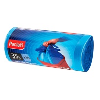 Мешки для мусора 35 л, с ушками, синие, в рулоне 30 шт., ПНД, 10,5 мкм, 640х500 мм, PACLAN Multitop, 600819 в Петрозаводске Мешки для мусора 35 л, с ушками, синие, в рулоне 30 шт., ПНД, 10,5 мкм, 640х500 мм, PACLAN Multitop, 600819 в Петрозаводске