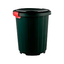 Мусорный бак с крышкой - воронкой 105 л темно-зеленый 105 темно-зеленый в Петрозаводске Мусорный бак с крышкой - воронкой 105 л темно-зеленый 105 темно-зеленый в Петрозаводске