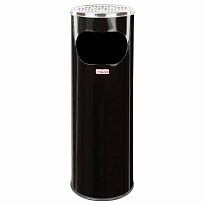 Урна с пепельницей 18 литров, нержавеющая сталь, черная, LAIMA PROFESSIONAL в Петрозаводске Урна с пепельницей 18 литров, нержавеющая сталь, черная, LAIMA PROFESSIONAL в Петрозаводске