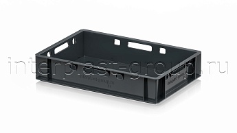 Ящик для мяса и колбасных изделий Е-1 темно-серый в Петрозаводске