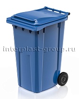 Контейнер для мусора 240 л голубой облегченный 240 голубой в Петрозаводске Контейнер для мусора 240 л голубой облегченный 240 голубой в Петрозаводске