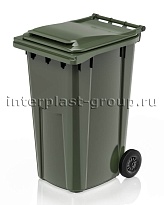 Контейнер для мусора 240 л зеленый облегченный 240 зеленый в Петрозаводске Контейнер для мусора 240 л зеленый облегченный 240 зеленый в Петрозаводске